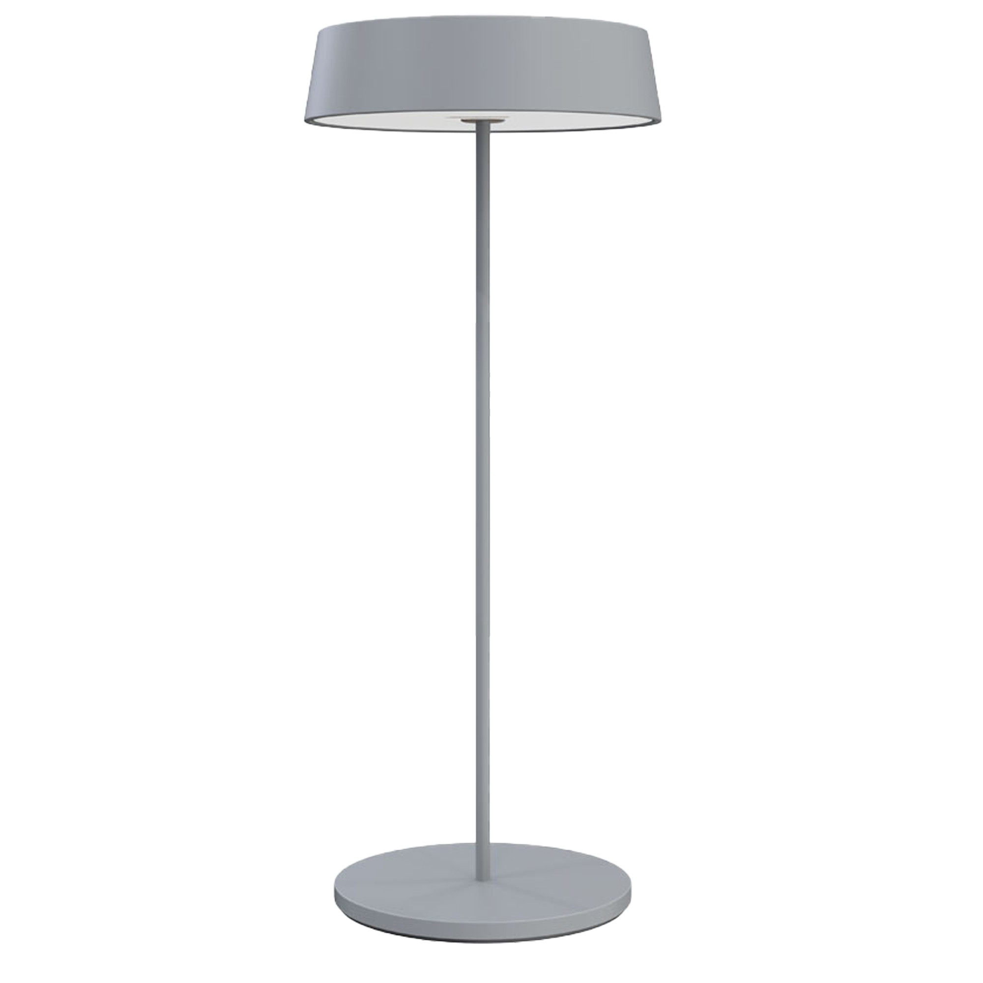 Lampada da tavolo 901 - c/aggancio magnetico - 10 x 30 cm - alluminio - grigio - Palmina