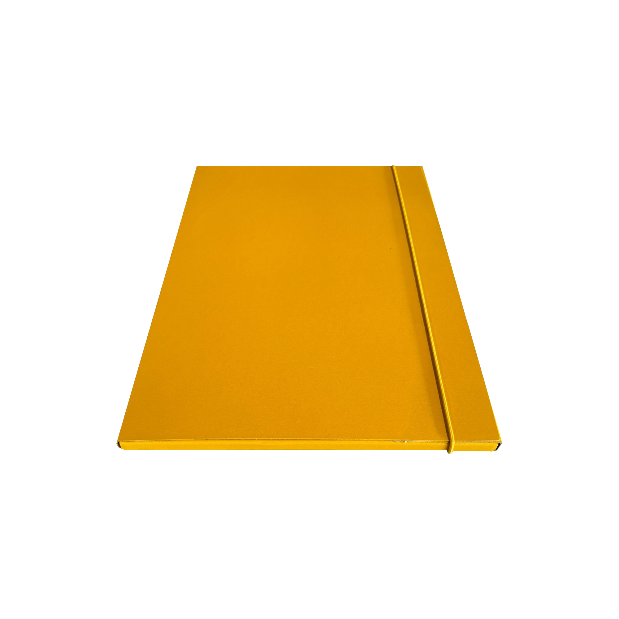 Cartella 3 lembi con elastico - 25 x 34 cm - dorso 1cm - giallo - Starline